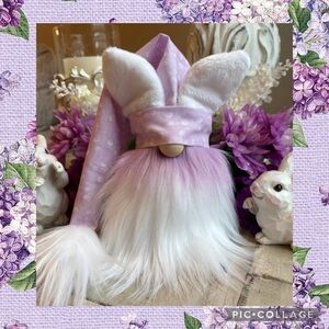 🐰Purple Easter Bunny Gnome, Easter Decoration
